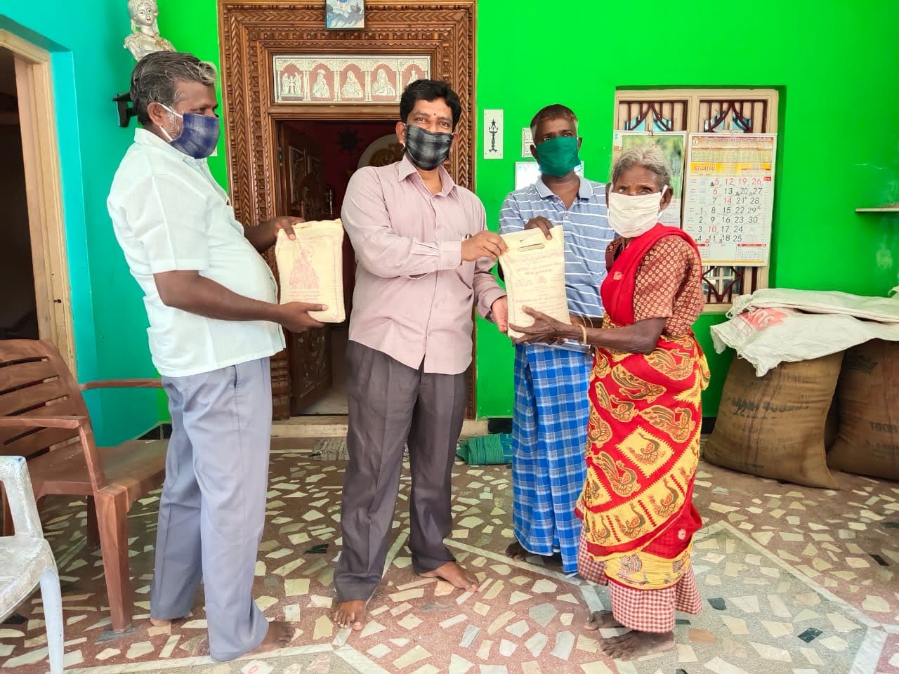 Hope Trust community relief distribution in Tiruvannamalai, photograph 2